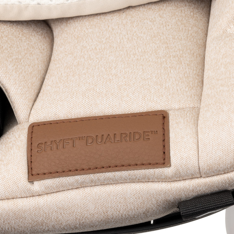 Shyft DualRide Infant Car Seat Stroller Combo SensorSafe Champagne